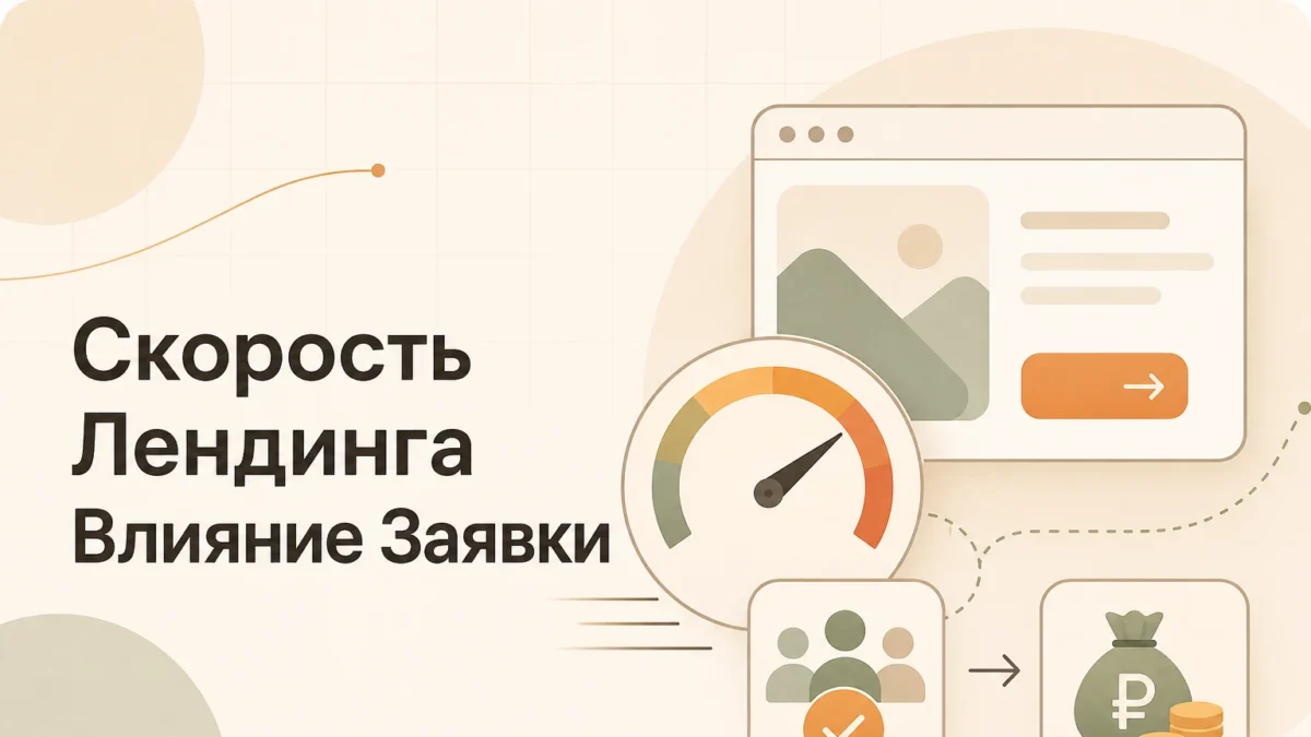Скорость лендинга: как она влияет на заявки и рекламный бюджет